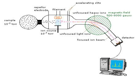 Diagram of Mass spectrum.