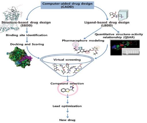 Fig.1 Computer Aided Drug Design. (Prajapat, P.; et al. 2020)